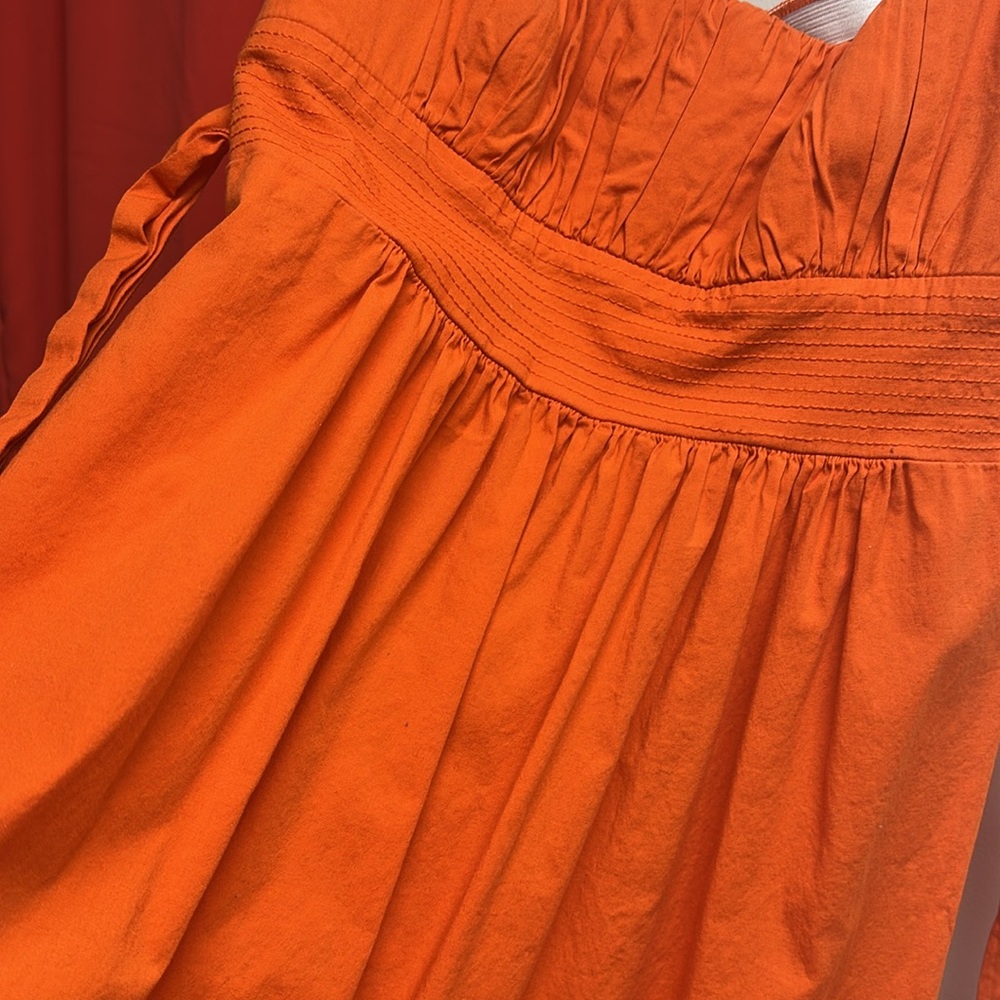 Barn Women's Orange Mini Dress - Picture 8 of 9